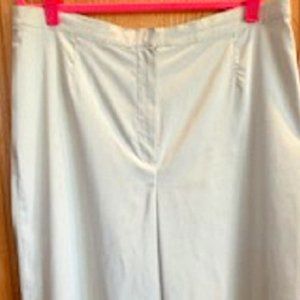 Jessica Holbrook Women's Pants Trouser Straight Leg Beige Tan Khaki Sz: 18